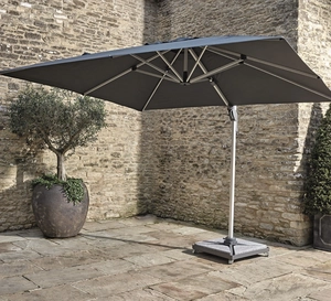 Steel Side Post Parasol Base with Wheels - image 4