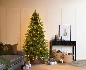 150cm prelit starlight lake fir tree