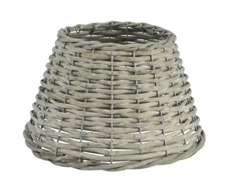 15cm Tree ring willow grey