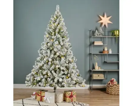210cm Imperial pine snowy LED indoor - image 1