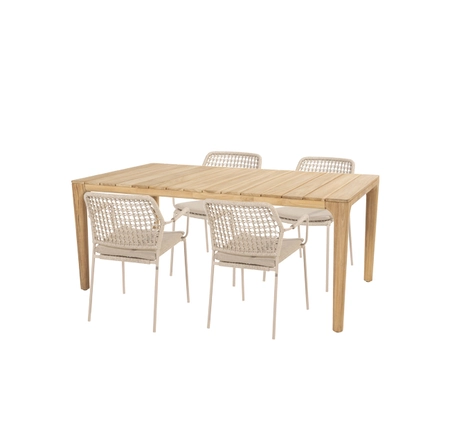 Barista '4' 180cm Liam Dining Set - image 2