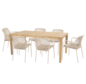 Barista '6' 180cm Liam Dining Set - image 2