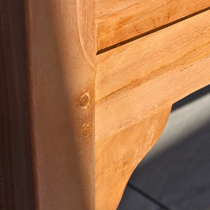 Curved Back Flat Arm 3 Seat Bench - image 6