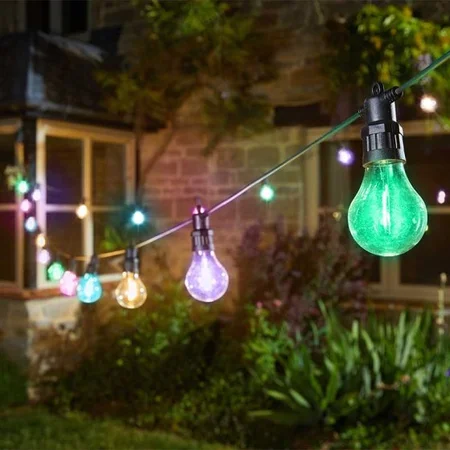 Décor Festoon String Lights - Multi Coloured - Set of 10