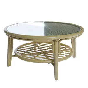 Dingley 80cm Glass Top Side Table