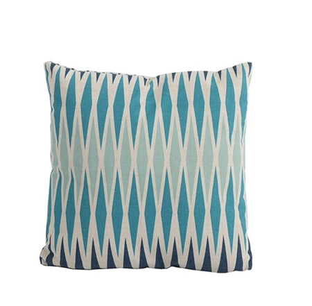 Harlequin Blue Square Scatter Cushion - image 1