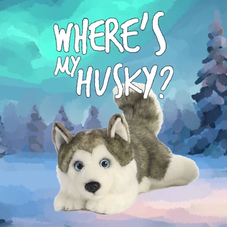 Husky Lying 11In - image 1