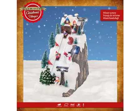 LED scenery BO cool white/multi W.15cm x H.26.5cm - image 3