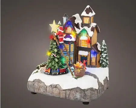 LED scenery steady BO multi H.22cm