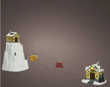 LED scenery warm white/multi W.32.5cm x H.53cm - image 1