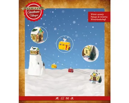 LED scenery warm white/multi W.32.5cm x H.53cm - image 2