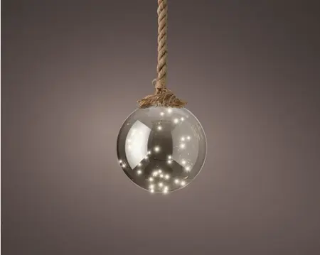 Micro LED ball BO smokey/classic warm 20cm - image 1