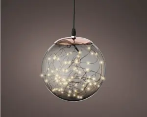 Micro LED ball hanging o/d smokey/cl warm d20cm - image 2