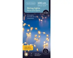 100 Micro LED extra dense lights BO silver/classic warm L.159cm - image 3