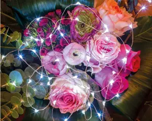 100 Micro LED extra dense lights BO silver/cool white L.159cm - image 2