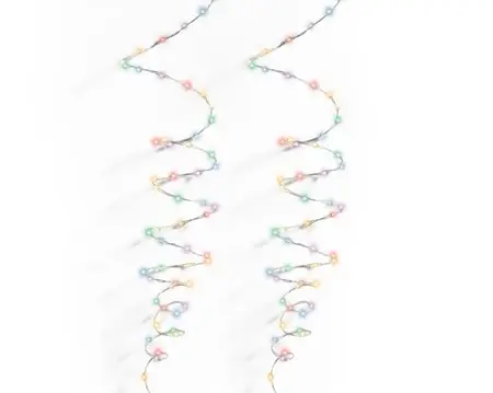 100 Micro LED extra dense lights BO silver/soft multi L.159cm - image 2
