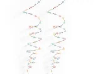 100 Micro LED extra dense lights BO silver/soft multi L.159cm - image 2