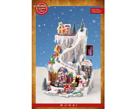 Micro LED scenery snowfall fn BO colours/multi - image 2