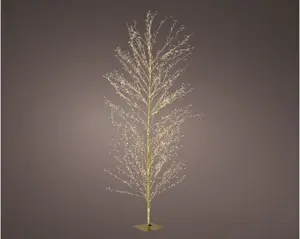 Micro LED tree iron gold/warm white/classic warm 150cm - image 1