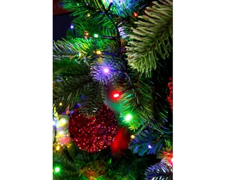 LED compact lights 8 fn twinkle o/dr green/multi L.2250cm - image 2
