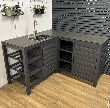 Outdoor Kitchen Sink & Storage - image 1