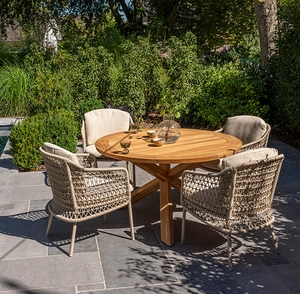 Puccini 130cm Prado Dining Set