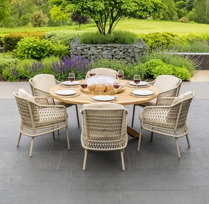 Puccini 160cm Prado Dining Set