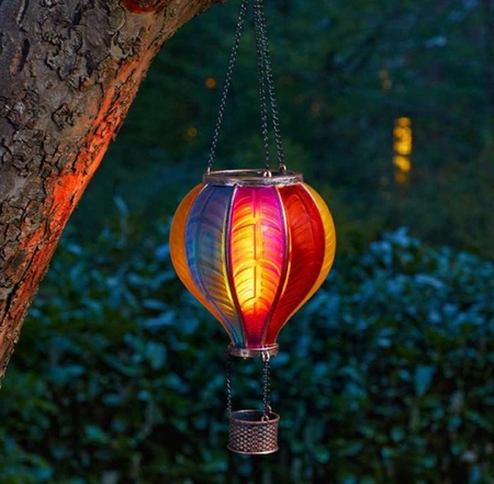 Rainbow Flaming Balloon