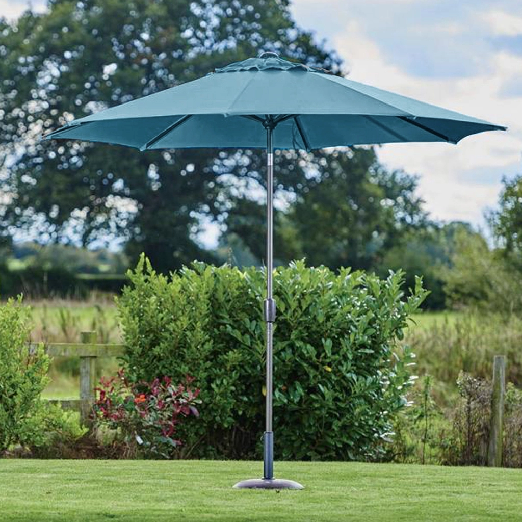 Riviera 2.5m Parasol Duck Egg Blue Henry Street Garden Centre