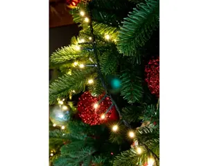 LED compact lights 8 fn twinkle o/dr green/w/white L.1100cm - image 2