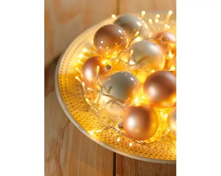 LED compact lights 8 fn twinkle o/dr green/w/white L.1100cm - image 6