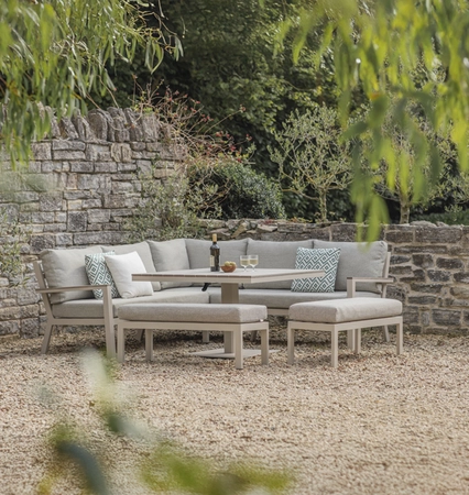 Zurich Mocha Modular Square Dining Set